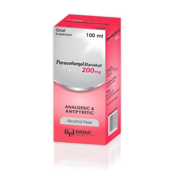 Paracetamol 200 - Barakat Pharma