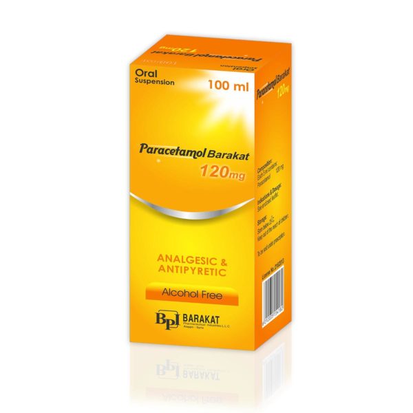 Paracetamol 120 - Barakat Pharma