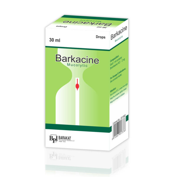 Barkacine drops - Barakat Pharma