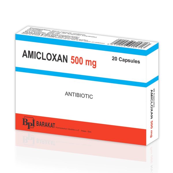 Amicloxan 500 - Barakat Pharma