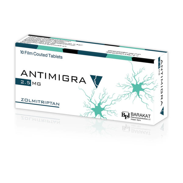 Antimigra 2.5 - Barakat Pharma